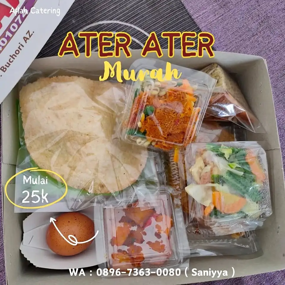 PAKET NASI KENDURI NASI ATER ATER MURAH BANTUL
