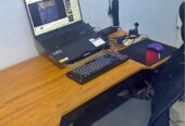 Kursi + Meja Gaming (120x60x75)