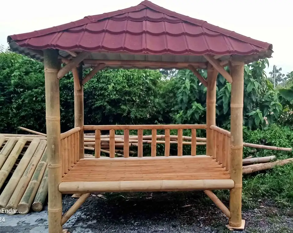 Gazebo Bambu Bisa Request