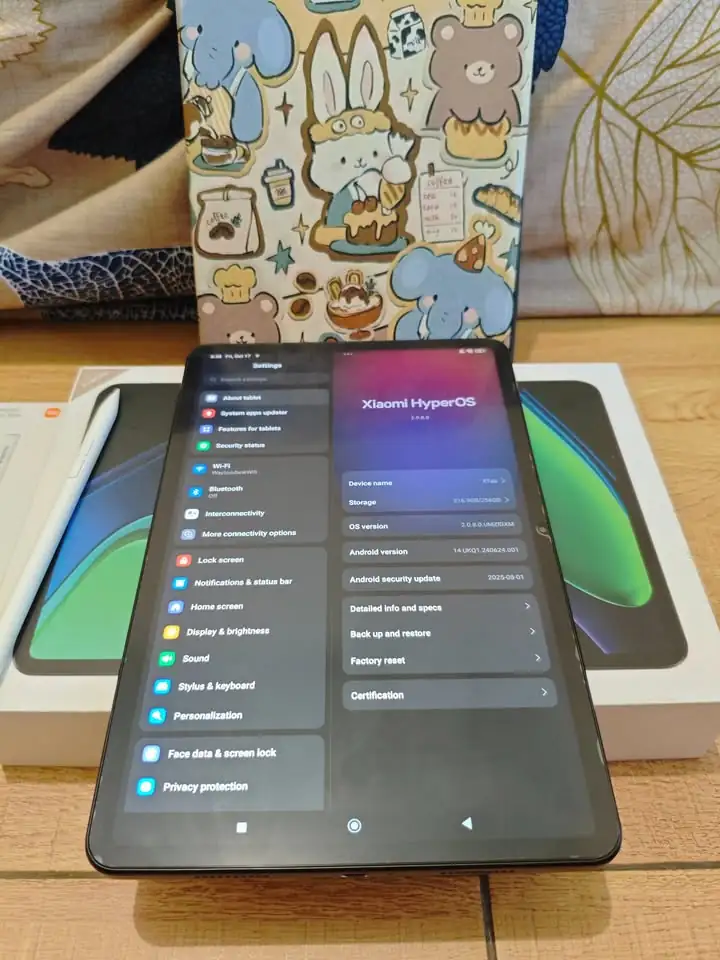 XIAOMI PAD 6 8/256 wifi + Xiaomi Pen gen 2 + COVER
