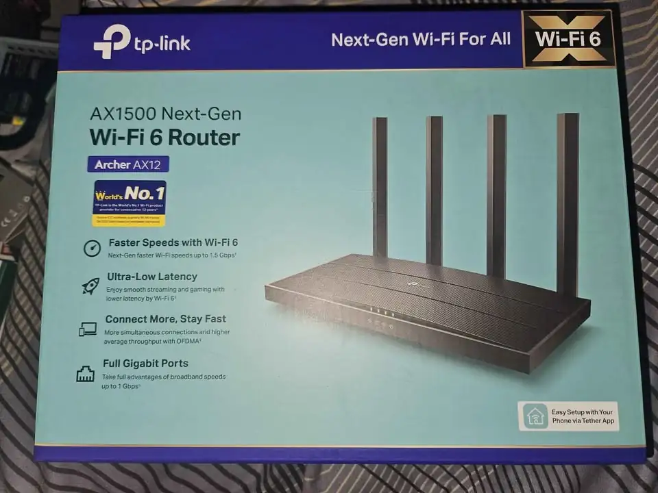 TP-Link Archer AX12 AX1500 Wi-Fi 6 Router Dual Band