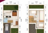 Rumah 3 Kamar Tidur 2 Kamar mandi