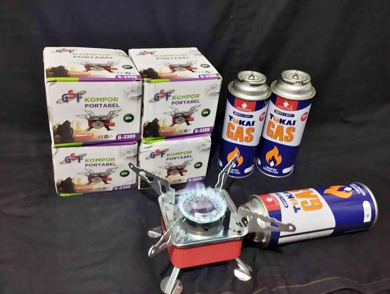 KOMPOR PORTABLE + GAS 75RB