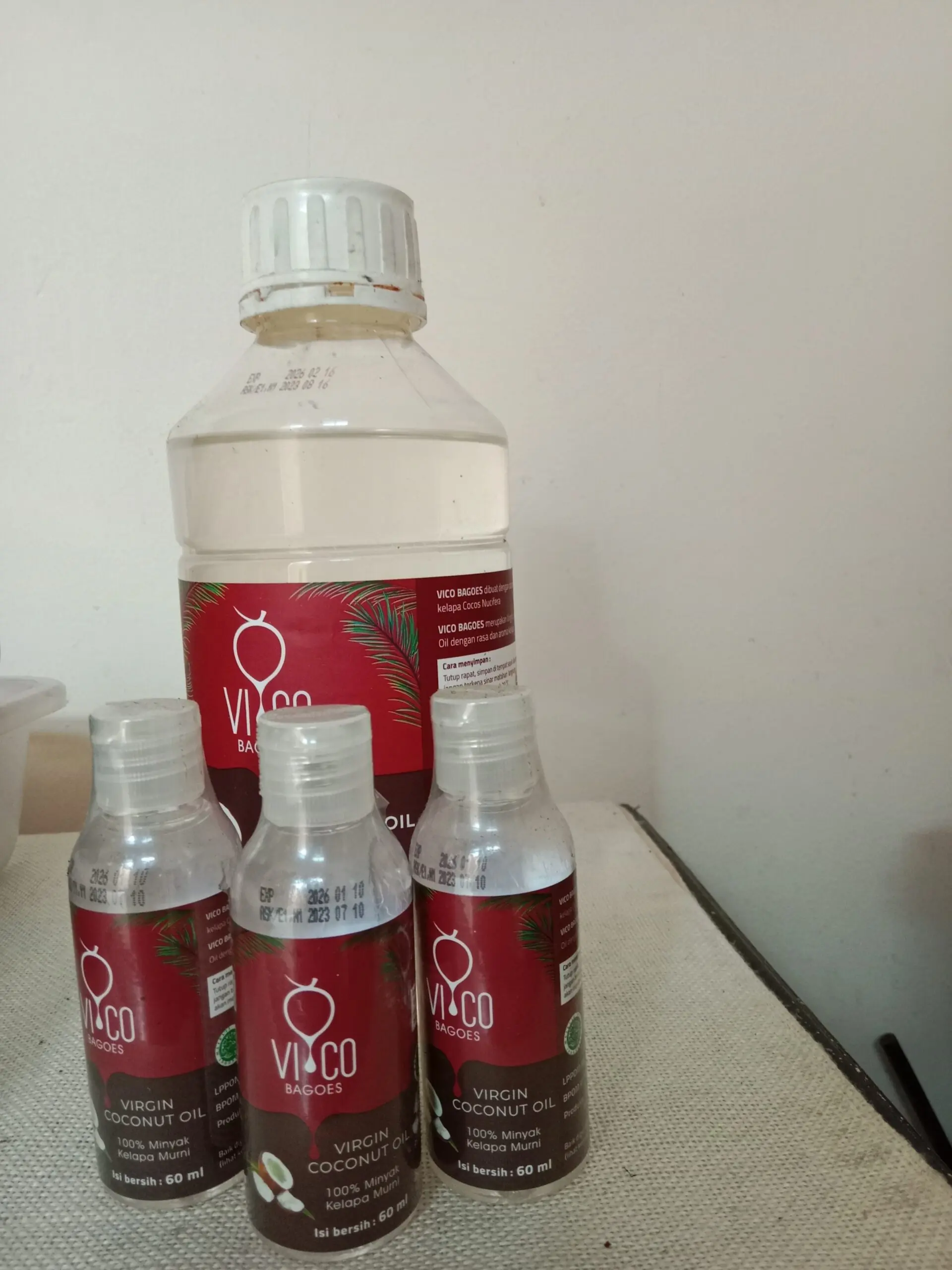 Jual Borongan Minyak Virgin Coconut Oil VCO Vico Bagoes