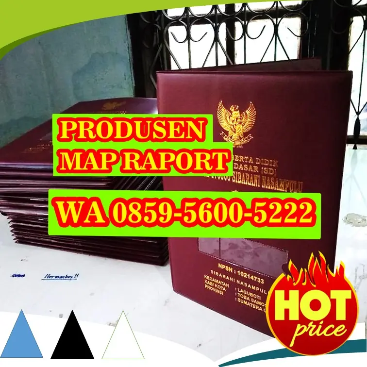 Cover Raport Harga Map Ijazah untuk SMK Blitar