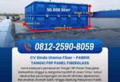 Penjual Tangki FRP Fiberglass Tahan Bocor dan Bergaransi di Jawa Timur
