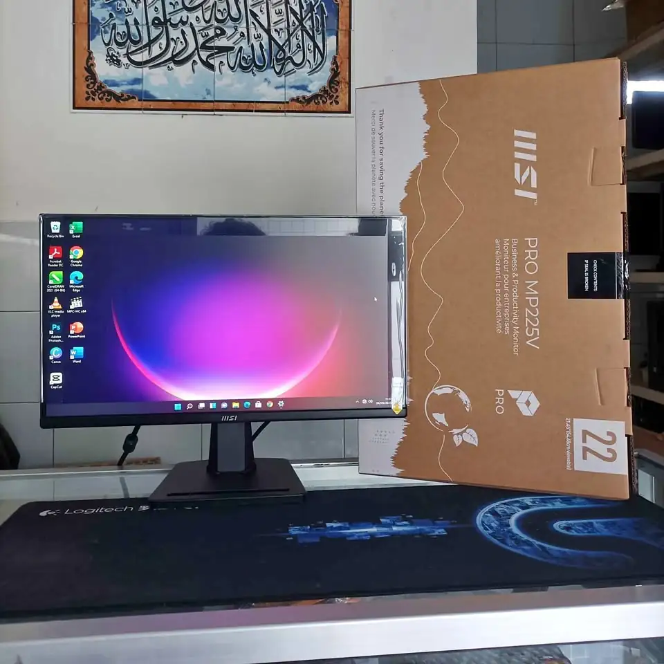 BARU GAMING LED MONITOR 22INCH MSI PRO MP225V 100HZ PORT VGA HDMI