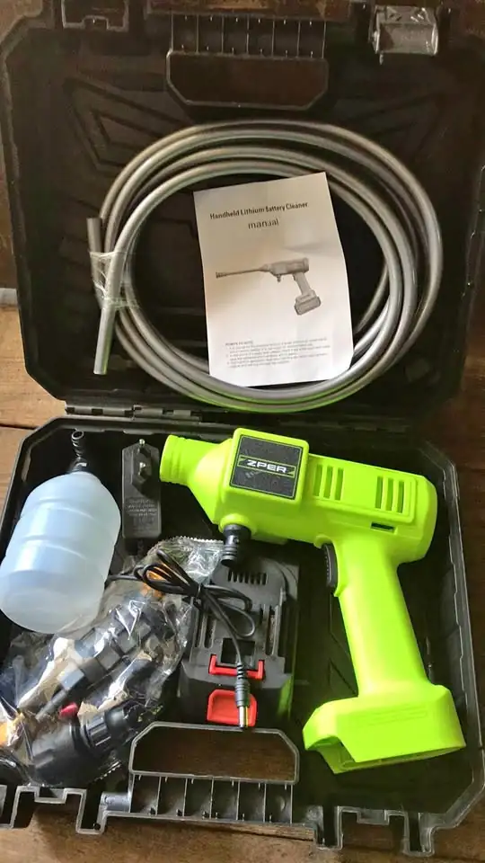 Jet steam alat cuci motor mobil cordless