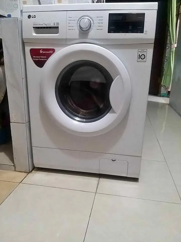 mesin cuci lg 7kg inverter direct drive