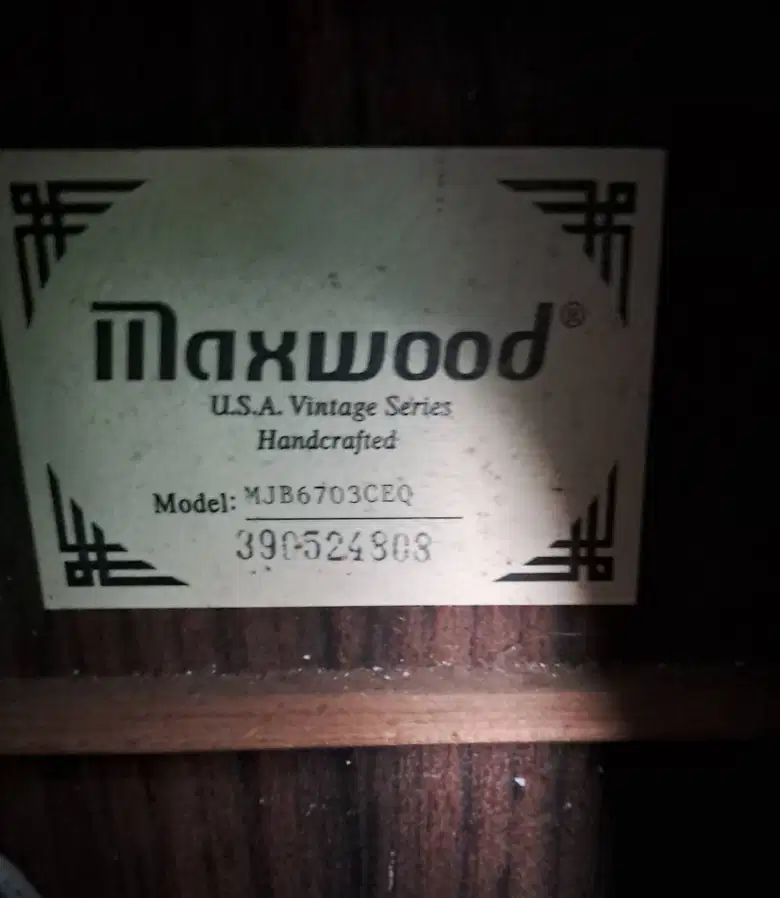 Bass Akustik/Elektrik MAXWOOD