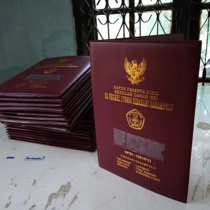 Sampul Map K13 Jual Sampul Ijazah TK PAUD Jember