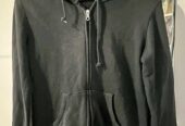 Jaket Wanita Uniqlo Hitam Preloved