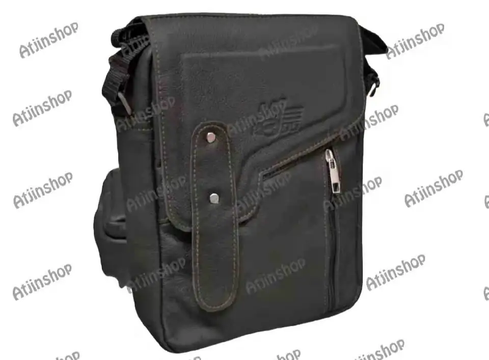 Tas Selempang Kulit Sapi Asli Tahan Bakar Ukuran Besar Promo
