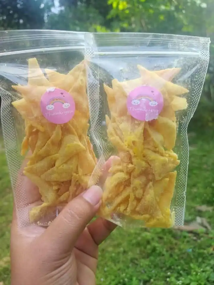 Makanan ringan / keripik pangsit aneka rasa