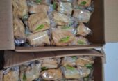 Aneka snack Dadar gulung, martabak mini, tahu bakso