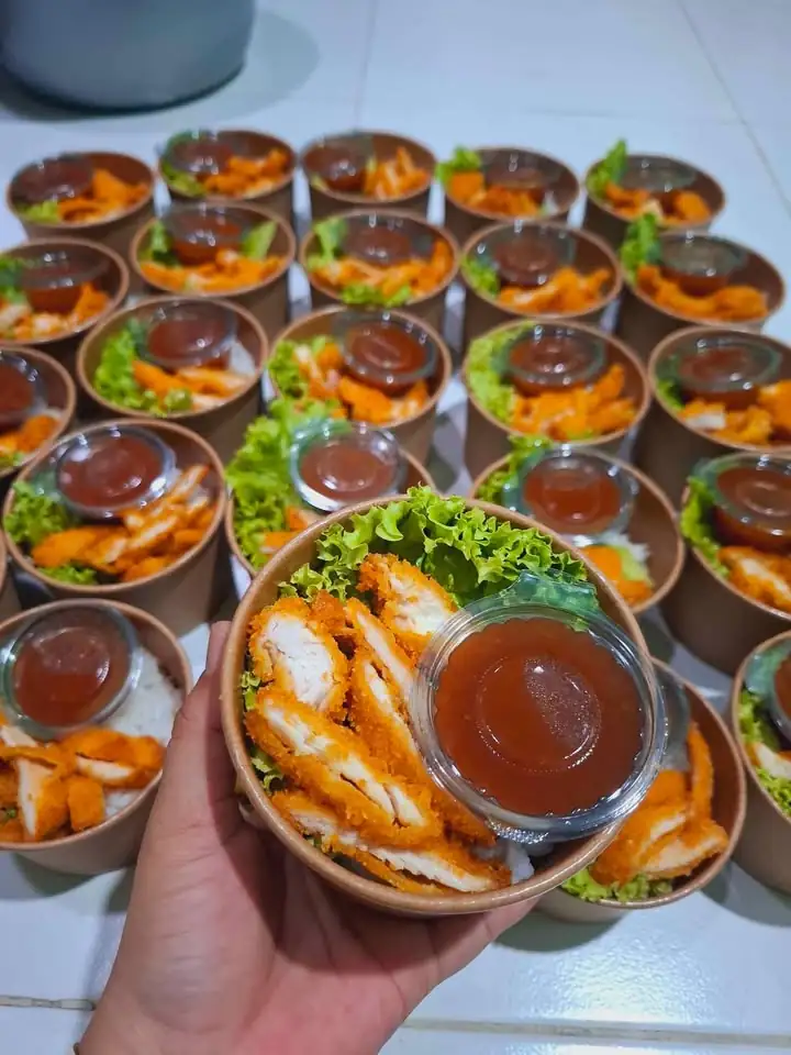 Rice bowl ayam katsu Cocok untuk jumat berkah, taman gizi