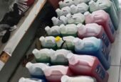 Sabun cuci piring, hand soap, sabun londri, dan lain lain. Ukuran 5 li