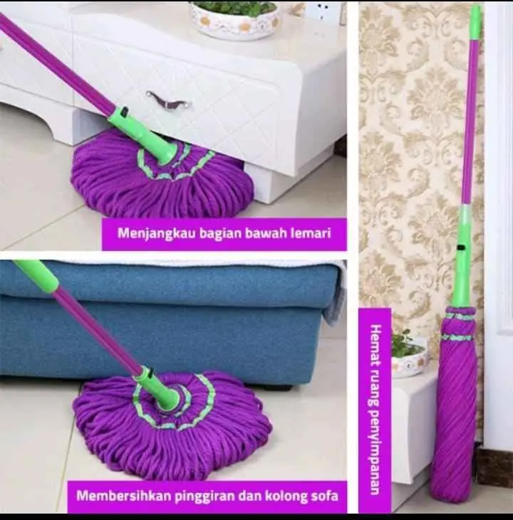 Alat Pel Lantai Putar/Magic Twist Mop COD