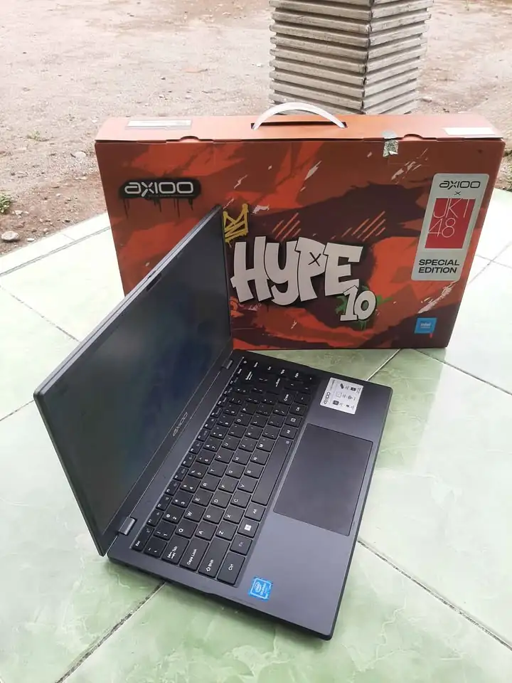 Laptop Axioo Hype 10 Ram 8gb Ssd 256 Normal Fullset