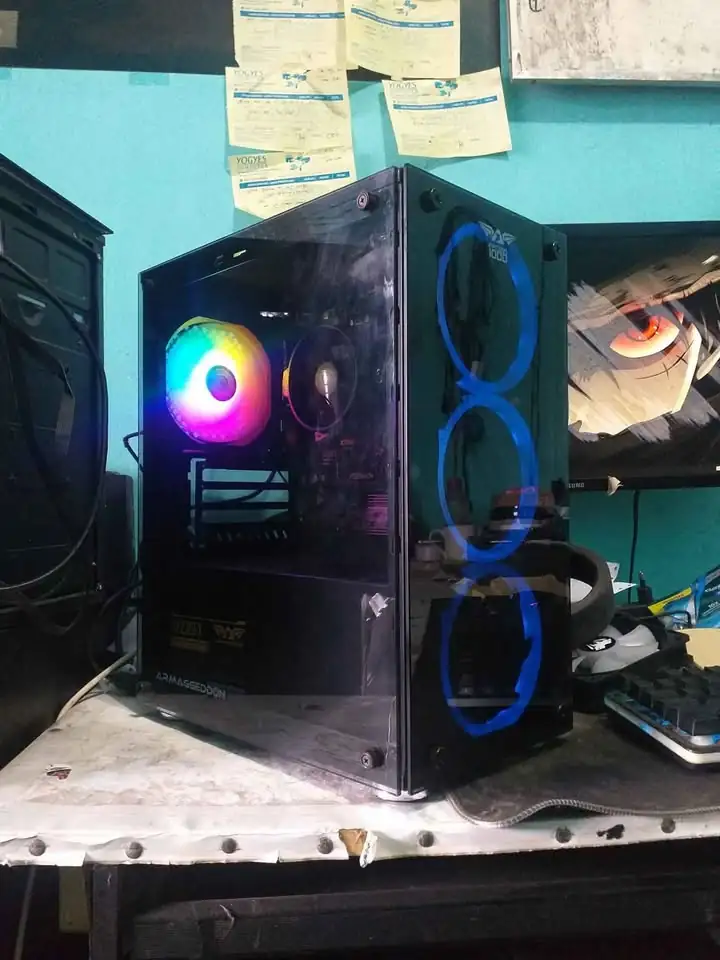 JUAL CEPAT PC AMD RYZEN 5 2400G VEGA 11 SSD 120GB HDD 1TB NO MINUS