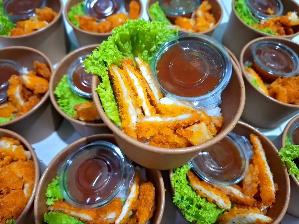 Rice bowl ayam katsu Cocok untuk jumat berkah, taman gizi