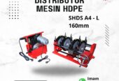 Manual T butt fusion mesin join pipa hdpe 4 clamp 160mm/6 inch