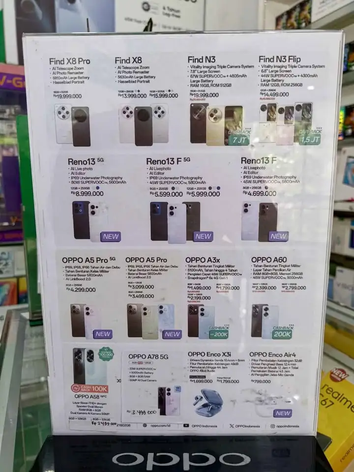 Pilih HP Impianmu Semua Brand Ada di Sini!