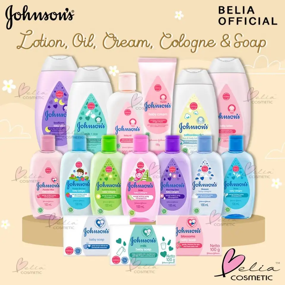 ( BAYAR DITEMPAT ) ❤ BELIA ❤ JOHNSON’S BABY Lotion | Oil | Cream