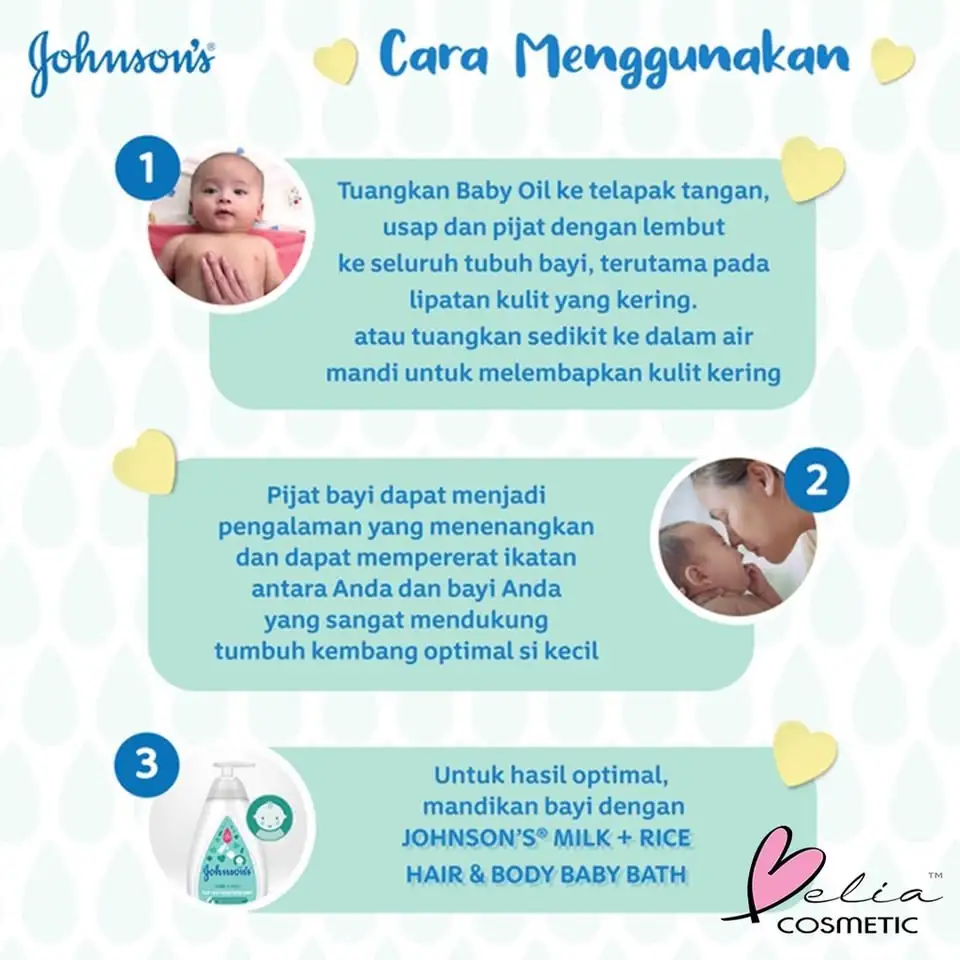 ( BAYAR DITEMPAT ) ❤ BELIA ❤ JOHNSON’S BABY Lotion | Oil | Cream