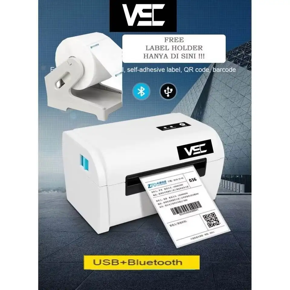 Vsc printer resi barcode thermal label