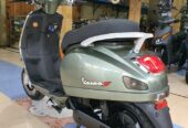 Motor listrik vespa uwinfly t3 hijau army nyuss