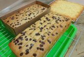 Brownies fudgy/panggang/kukus/lumer/pisang/topping/slice, bolu pisang