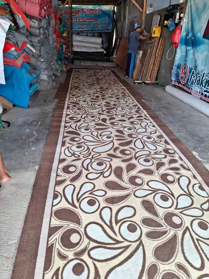 Ready karpet permadani ex hotel permeter persegi harga