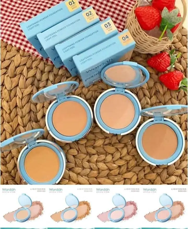 Bedak wardah kemasan baru