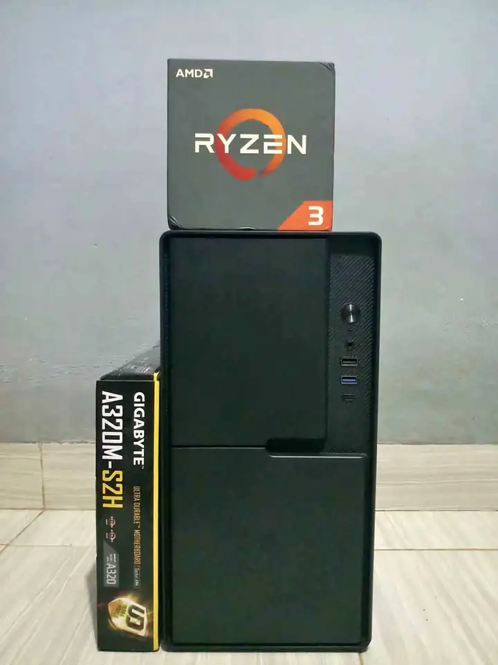 Komputer Ryzen 3 RAM 16GB DDR4 Normal Siap Pakai