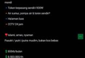 1 Kamar Tidur 1 Kamar Mandi – Rumah