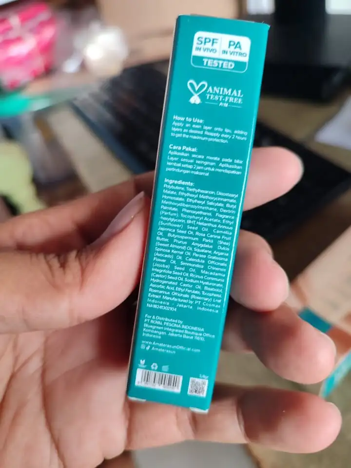 lip oil sunscreen facetology tinted Amaterasun