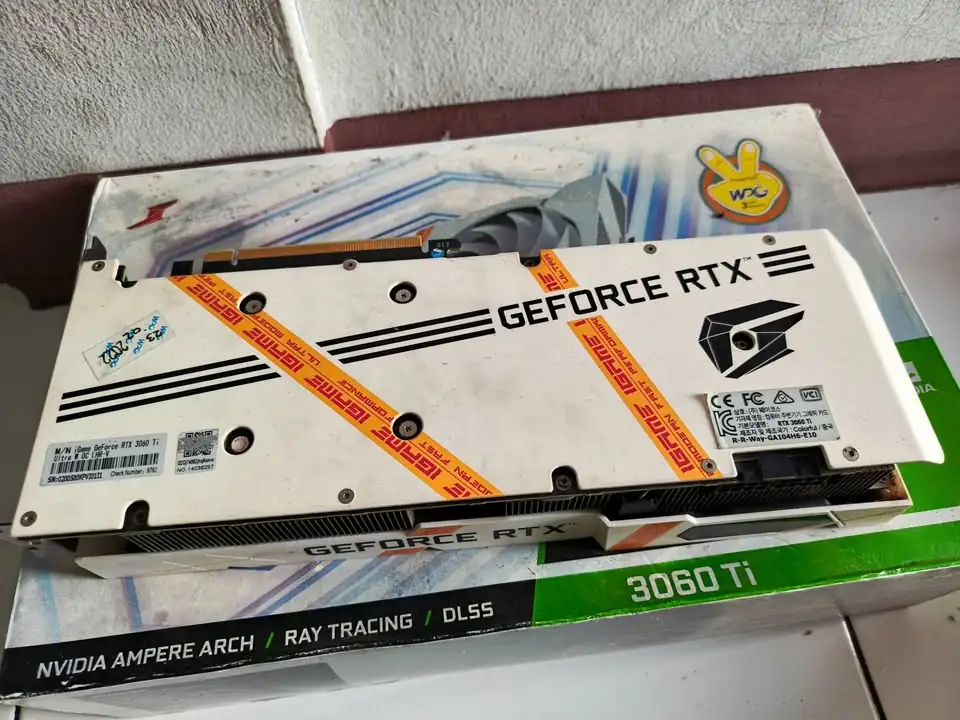 VGA Colorful RTX 3060Ti 8GB Fullset iGame Segel Triple Fan