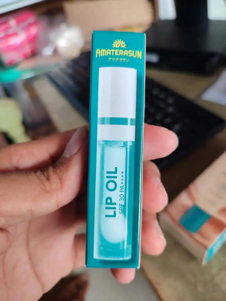 lip oil sunscreen facetology tinted Amaterasun