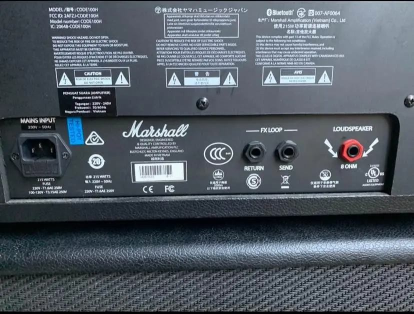 Marshall code 100 Head + Cabinet + Footswitch