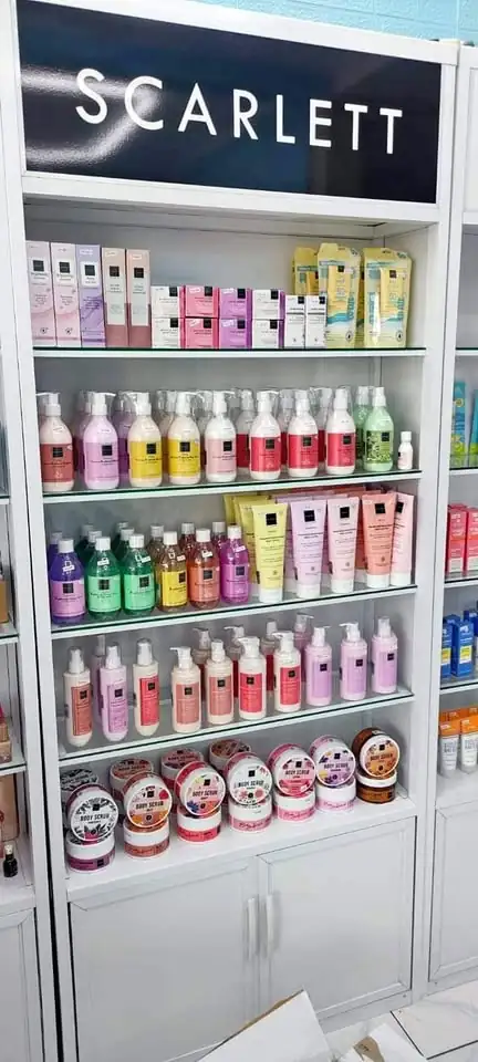Scarlet body lotion Scarlet body scrub Scarlet body showe