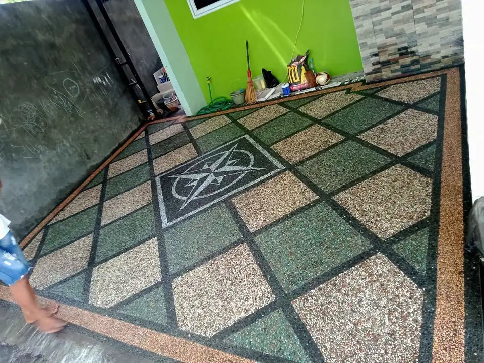 Teras Batu Sikat (bisa request model dan motif)