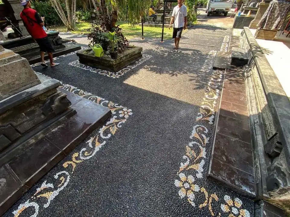 Teras Batu Sikat (bisa request model dan motif)