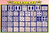 Loster putih motif dari pabrik