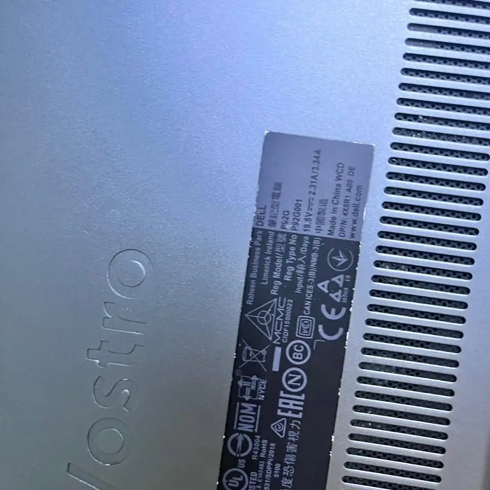 DELL VISTRO COREI7 GEN8TH 8GB NVME 256GB NVIDIA MX130 14 INCH IPS