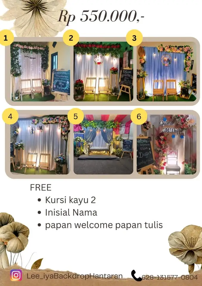 JASA SEWA BACKDROP & HANTARAN