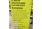 Sprayer Hama 2 In 1 Elektrik Dan Manual Knapsack Hasston 16 Liter SNI