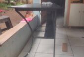Meja Komputer Gaming Motif Carbon