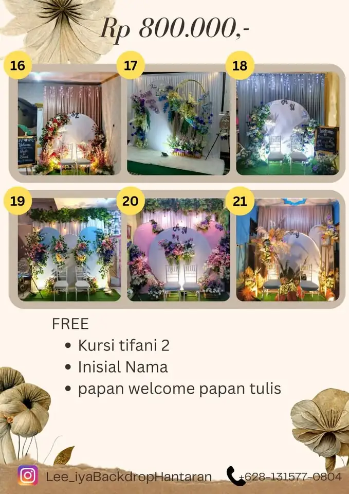 JASA SEWA BACKDROP & HANTARAN