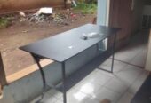 Meja Komputer Gaming Motif Carbon